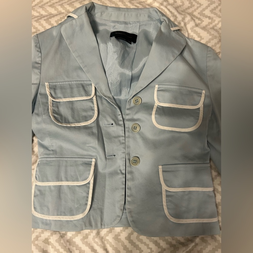 BCBG MAXAZRIA Blue Jacket
